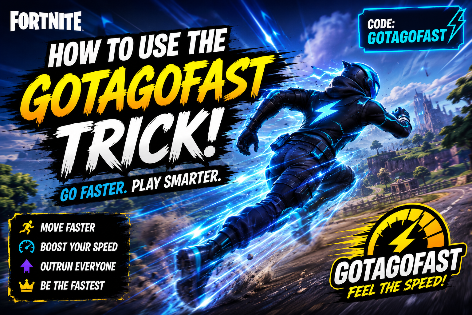 🏎️ GOTAGOFAST?! THIS TRICK MAKES YOU SO FAST!