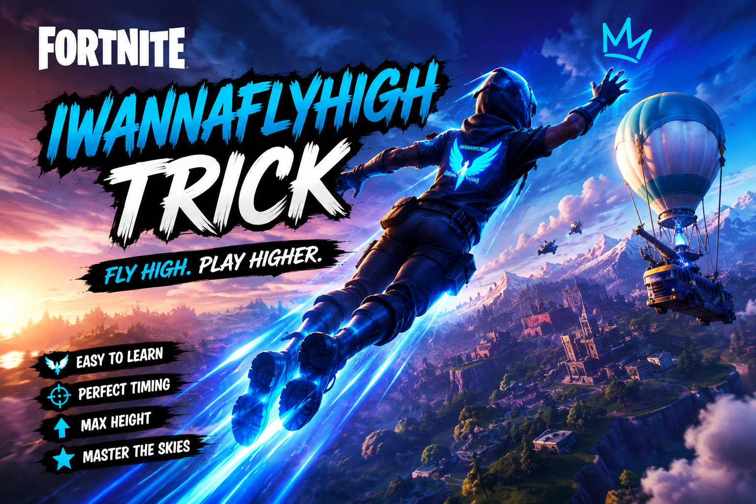 🔥 THE IWANNAFLYHIGH TRICK EXPLAINED! | Fortnite